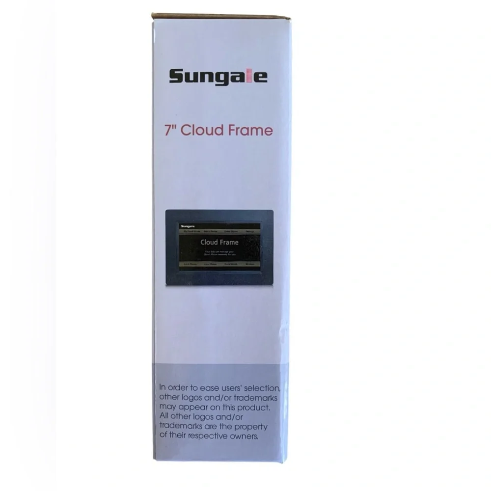 SUNGALE Cloud Digital Picture Frame 7″ IPS Touchscreen WiFi Multimedia NIB